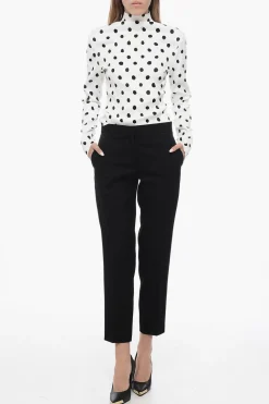 Pantaloni Crop a Una Pince></noscript>Jil Sander Fashion