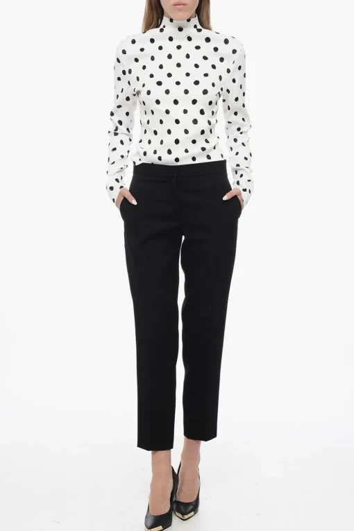 Pantaloni Crop a Una Pince>Jil Sander Fashion