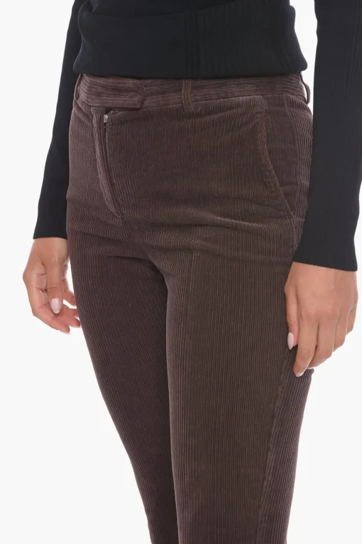 Pantaloni Crop in Corduroy>QL2 Online