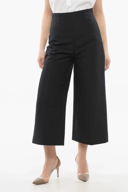 Pantaloni Crop in Cotone Cady>Marni Hot