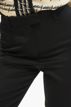 Clearance Pantaloni Crop in Lana Donna Pantaloni