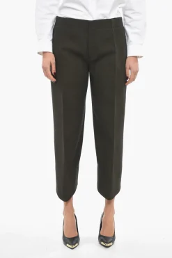 Best Pantaloni Crop in Misto Cotone Donna Pantaloni