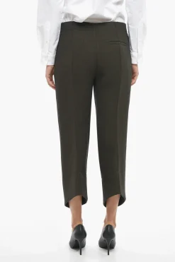 Best Pantaloni Crop in Misto Cotone Donna Pantaloni