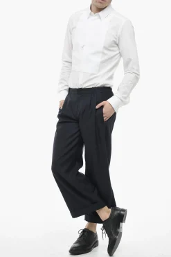 Pantaloni Cropped con Risvolto in Lana Vergine></noscript>Etro Best