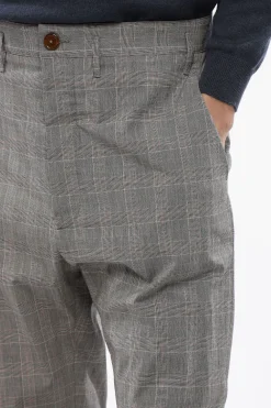 Best Pantaloni CRUISE in Cotone Leggero con Motivo Principe di Galles Uomo Pantaloni