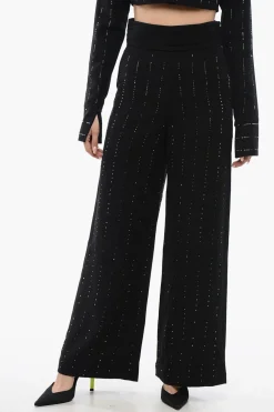 Pantaloni CUMMERBUND A Vita Alta Con Strass>Viktor & Rolf Outlet