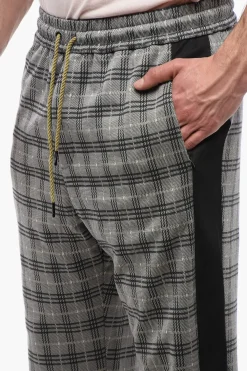 Pantaloni District Check con Bande Laterali a Contrasto></noscript>Viktor & Rolf New