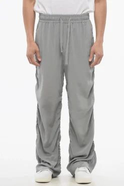 Best Pantaloni Drappeggiati in Seta con Elastico in Vita Uomo Pantaloni