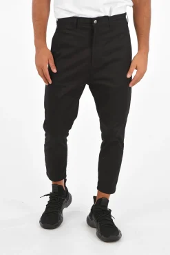 Pantaloni Dropped Crotch in Cotone Stretch>Neil Barrett Best