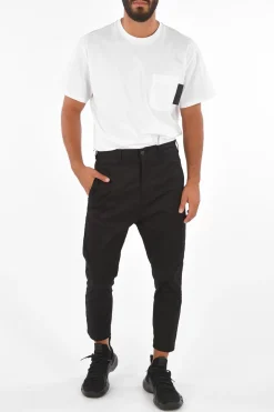 Pantaloni Dropped Crotch in Cotone Stretch></noscript>Neil Barrett Best