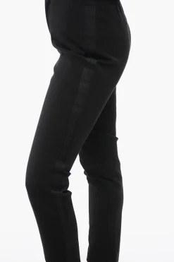 Pantaloni Elasticizzati con Banda Ricamata></noscript>Dior Online