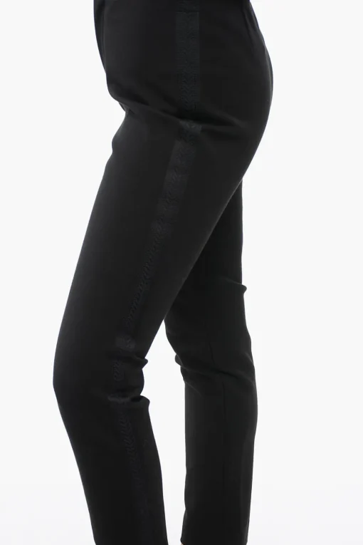 Pantaloni Elasticizzati con Banda Ricamata>Dior Online