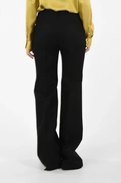 Sale Pantaloni Flare a Vita Regolare Donna Pantaloni