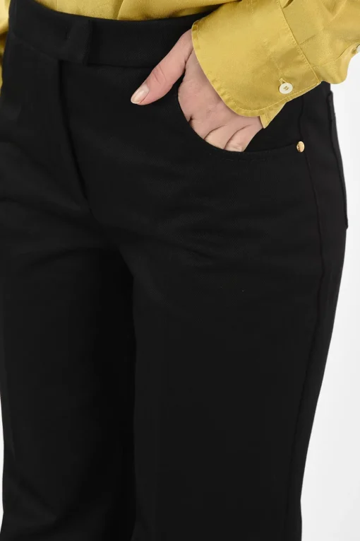 Sale Pantaloni Flare a Vita Regolare Donna Pantaloni