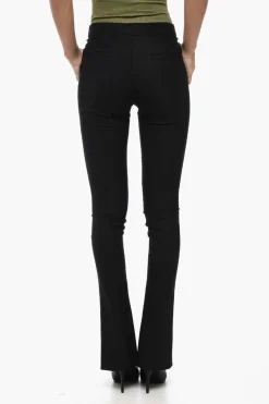 Discount Pantaloni Flare Fit CORPORATE Con Spacchi Sul fondo Donna Pantaloni
