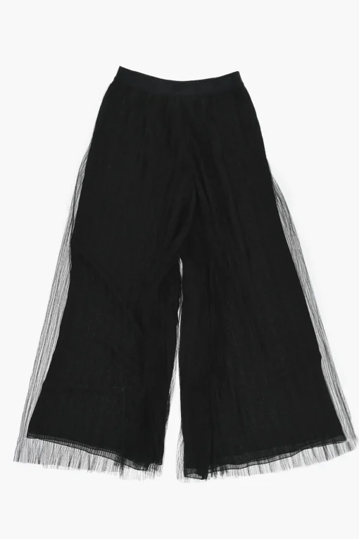 Pantaloni Flared Trasparenti con Pieghe>Dior Kids Online