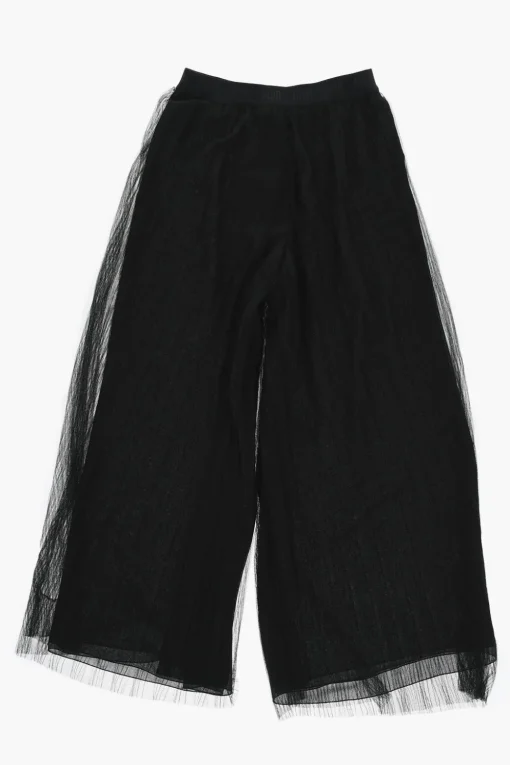 Pantaloni Flared Trasparenti con Pieghe>Dior Kids Online