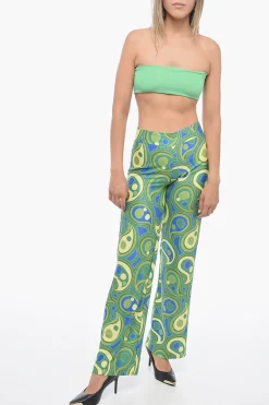 Pantaloni FLAVIA con Gamba Svasata></noscript>Avenue Montaigne Discount