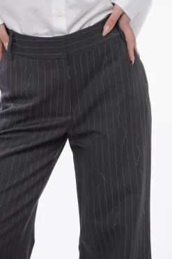 Pantaloni Gessati FORGED IRON Wide-Fit>Off-White Online