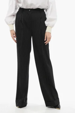 Best Pantaloni Gessati Svasati Donna Pantaloni