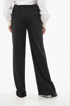 Best Pantaloni Gessati Svasati Donna Pantaloni
