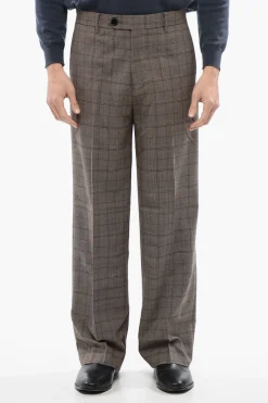 Pantaloni HOBART Loose Fit a Quadri>AllSaints Hot