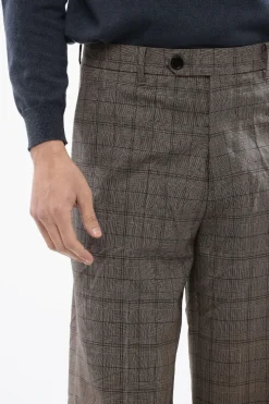 Pantaloni HOBART Loose Fit a Quadri>AllSaints Hot