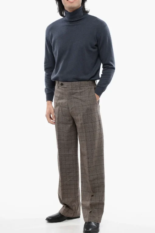 Pantaloni HOBART Loose Fit a Quadri>AllSaints Hot