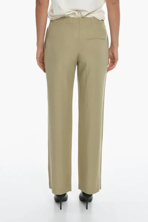 Pantaloni HOYS in Tinta Unita con Elastico in Vita>Samsoe Samsoe Hot