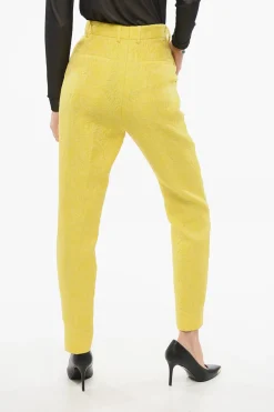 Pantaloni in Broccato con Tapered Fit>Dolce & Gabbana Clearance