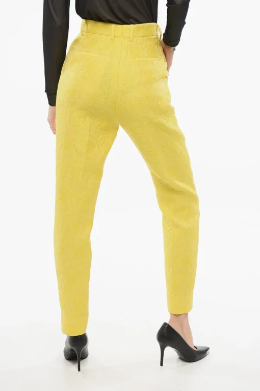 Pantaloni in Broccato con Tapered Fit>Dolce & Gabbana Clearance