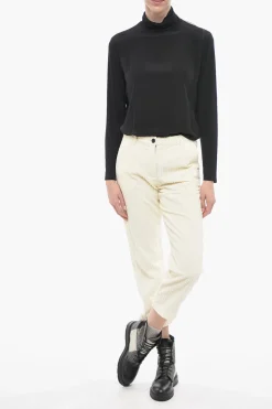 Pantaloni in Corduroy a Gamba Ampia></noscript>Woolrich Best