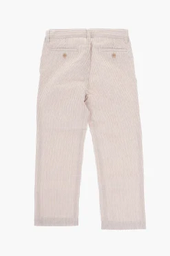 Pantaloni in Cotone a Righe Awning con Passanti></noscript>il gufo Discount