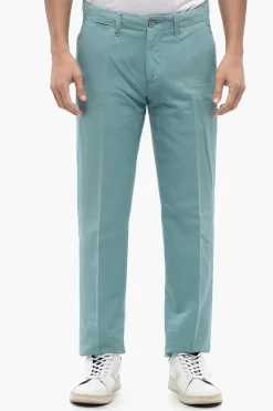 Pantaloni in Cotone con Dettaglio Bottoni>Corneliani Sale