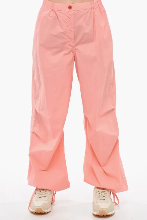 Pantaloni in Cotone con Lacci alla Caviglia>Aspesi Best