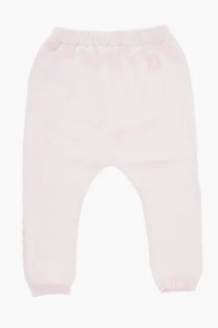 Pantaloni in Cotone e Cashmere con Elastico in Vita></noscript>Fendi Kids New