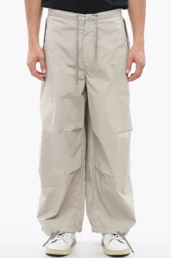 Online Pantaloni in Cotone Leggero a Gamba Ampia Uomo Pantaloni
