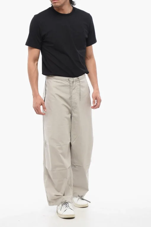 Online Pantaloni in Cotone Leggero a Gamba Ampia Uomo Pantaloni