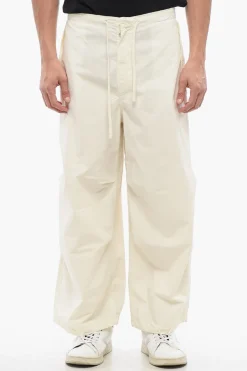 Pantaloni in Cotone Leggero a Gamba Ampia>Autry Outlet