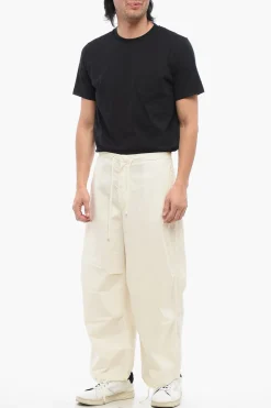 Pantaloni in Cotone Leggero a Gamba Ampia></noscript>Autry Outlet