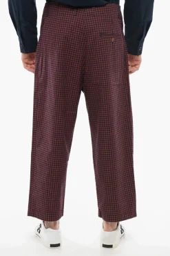 Pantaloni in Cotone Motivo Gingham>Vivienne Westwood Clearance