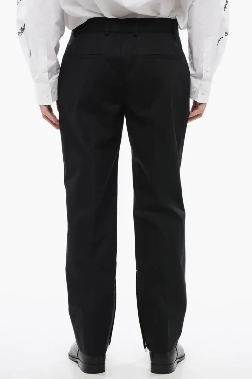 Discount Pantaloni In Cotone Slim Fit Uomo Pantaloni