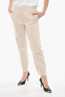 Pantaloni in Cotone Stretch con Polsini Elastici>Gentryportofino Clearance