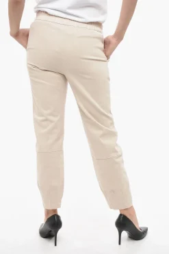 Pantaloni in Cotone Stretch con Polsini Elastici>Gentryportofino Clearance