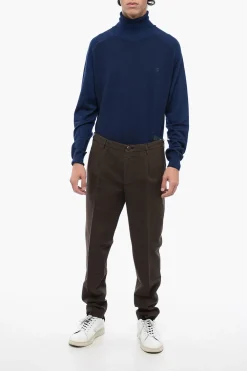 Pantaloni in Cotone Stretch Tapered Fit></noscript>Incotex Outlet