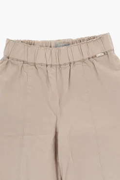 Best Pantaloni in Cotone Stretch Ad Orlo Sfrangiato Abbigliamento