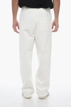 Sale Pantaloni In Cotone VINCENT Con Coulisse Uomo Pantaloni