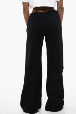Pantaloni in Felpa a Gamba Ampia>Off-White Sale