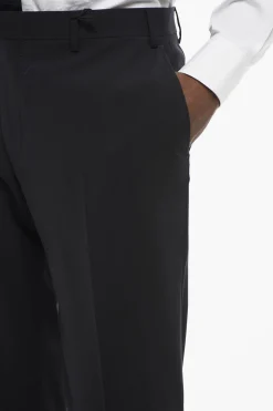 Pantaloni In Fresco Lana con Abbottonatura Nascosta></noscript>Corneliani Hot