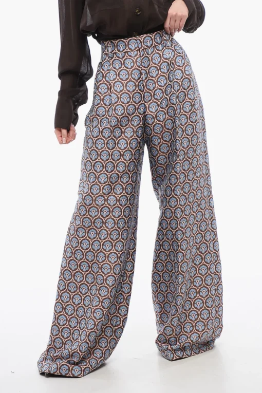 Pantaloni in Jaquard con Pince>Etro Clearance